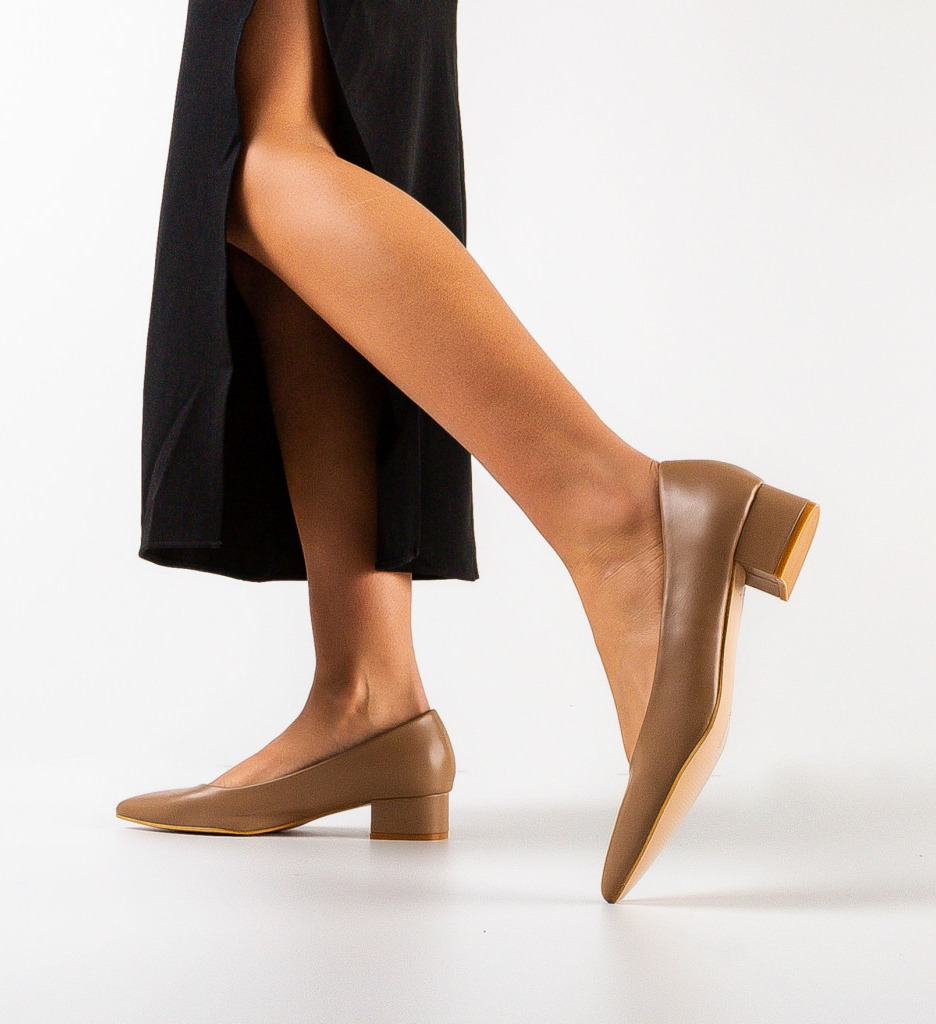 Pantofi Dama Rudd Bej | Eleganță și Stil