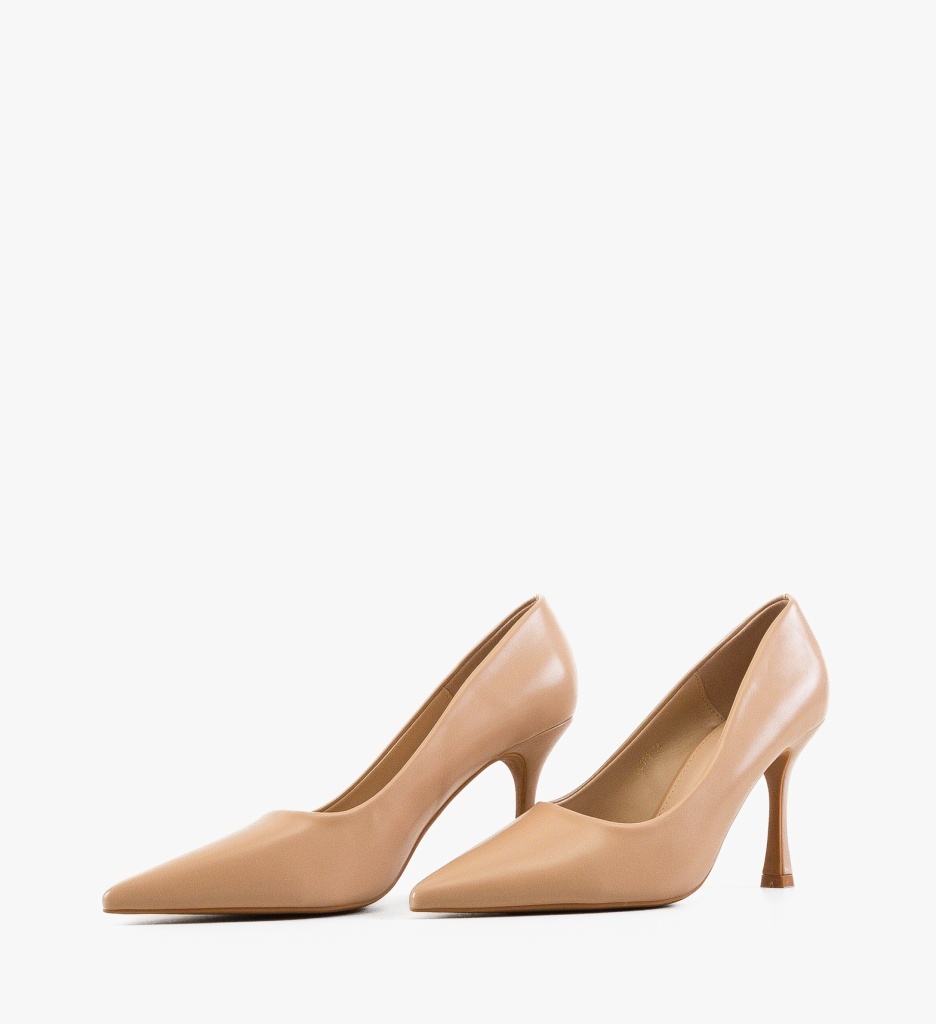Pantofi Stiletto Eleganți Bej - Stil Versatil - imagine 6