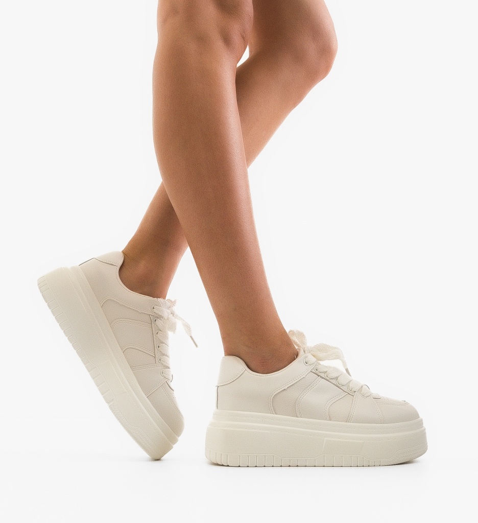 Sneakers Dama Kyonos Albi - Confort si Stil - imagine 2
