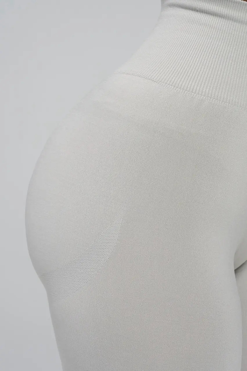 Colanți Seamless Push-Up Scrunch Marquise, gri deschis - imagine 6