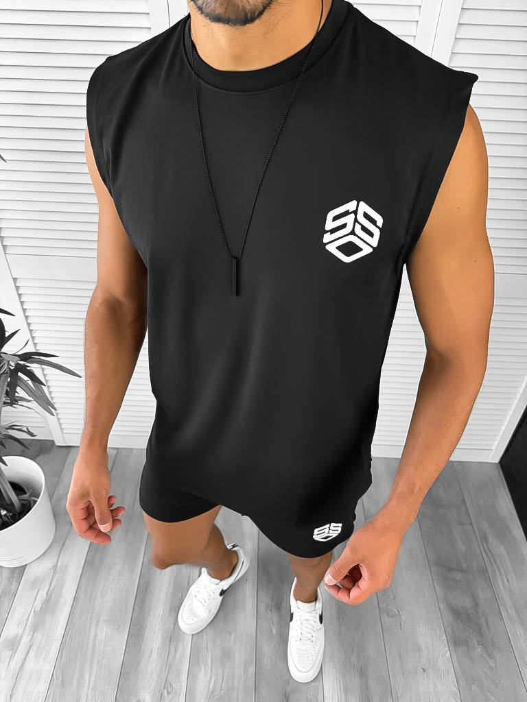 Compleu Trening Barbati Negru | Stil si Confort