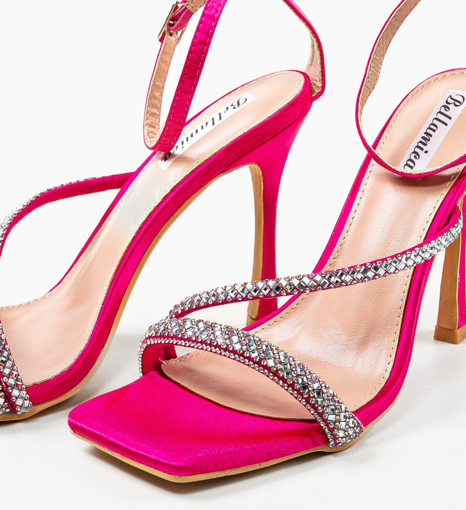 Sandale cu Toc Franciszek Fuchsia - Eleganță și Stil - imagine 6
