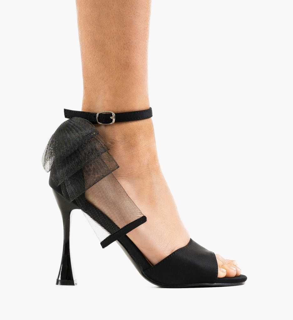 Sandale Toc Mejia Negre - Eleganță și Stil - imagine 2