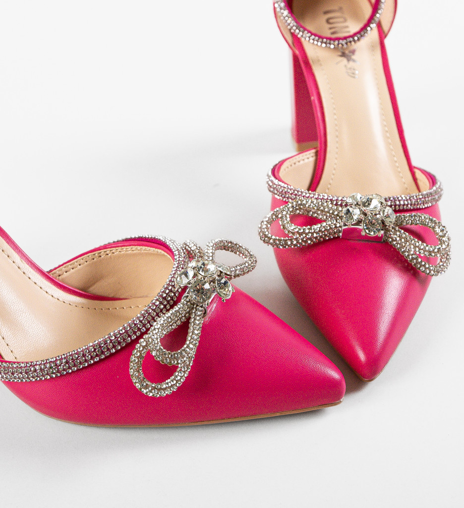Pantofi toc Lester Fuchsia - Eleganță maximă