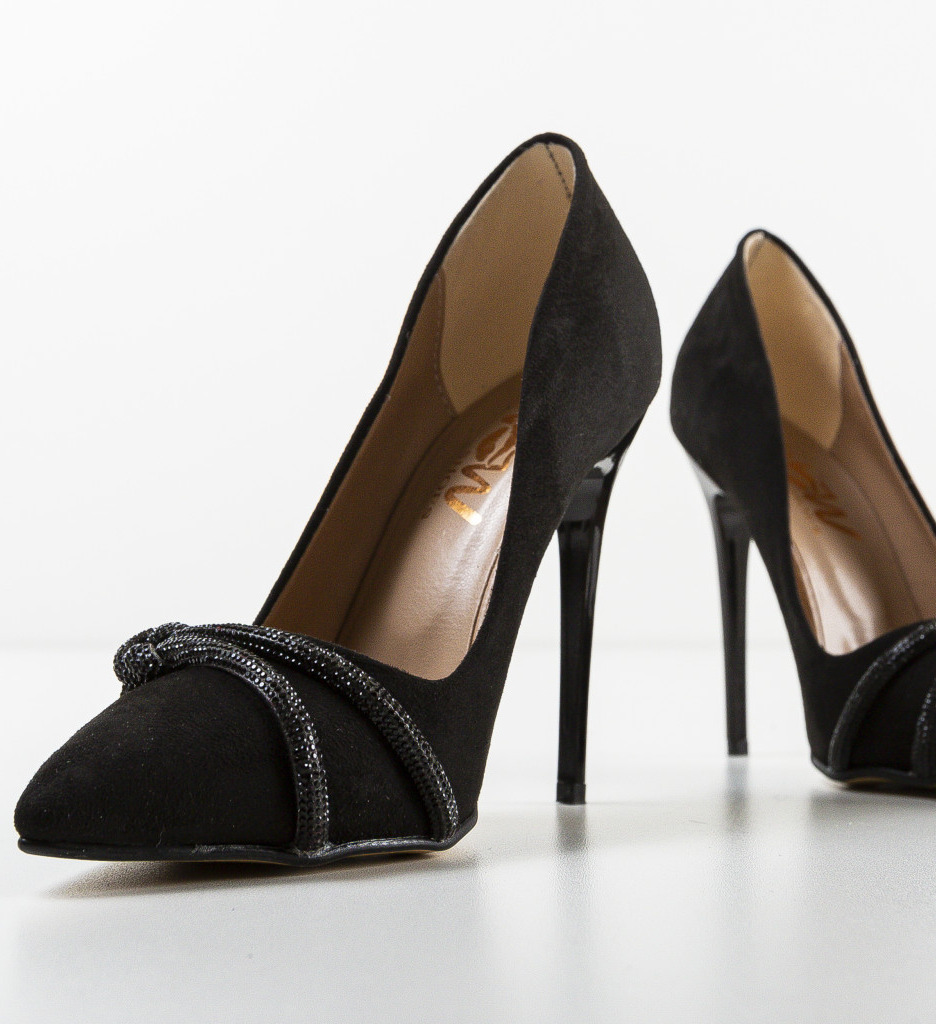 Pantofi Casette Negri - Eleganță și Stil - imagine 6