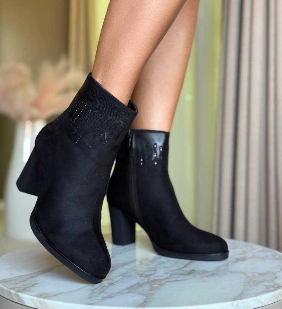 Botine Dama Hajuna Negre | Stil și Confort - imagine 4