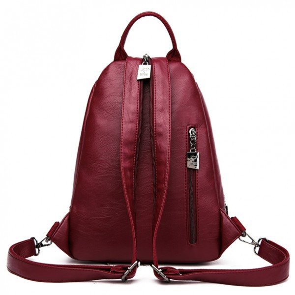 Rucsac Dama Rosra Alya Bordo - Elegant și Practic - imagine 6
