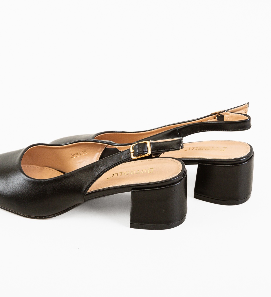Kheian Pantofi Negri cu Toc - Eleganță Asigurată - imagine 7