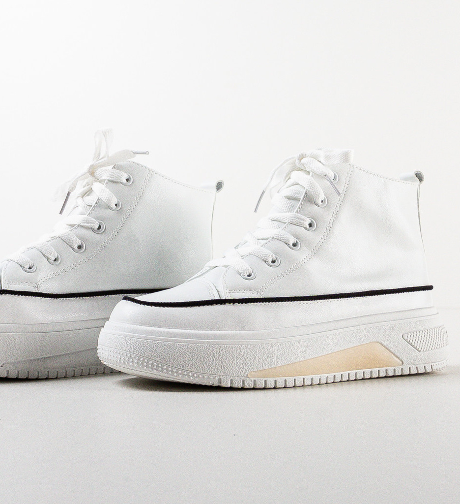 Sneakers Dama Delacruz Albi - Confort și Stil - imagine 6
