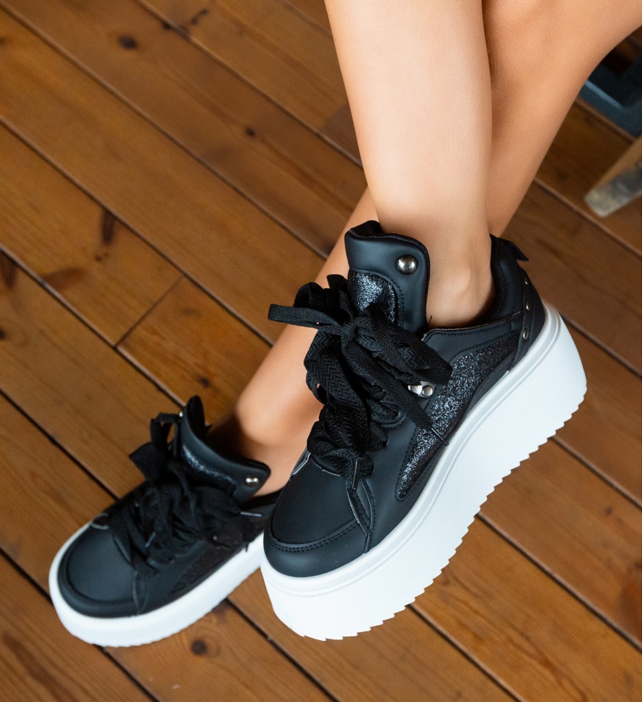 Sneakers Dama Anury Negri | Confort Stilat - imagine 3