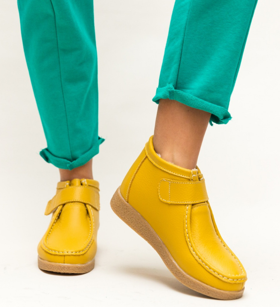 Pantofi Casual Debir Galbeni 2 - Confort Stilat