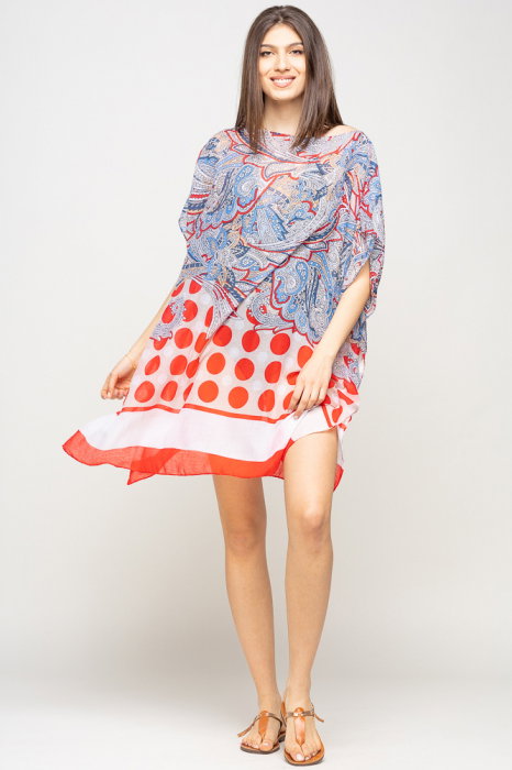 Rochie Plaja Poncho Shopika | Vascoza Florală