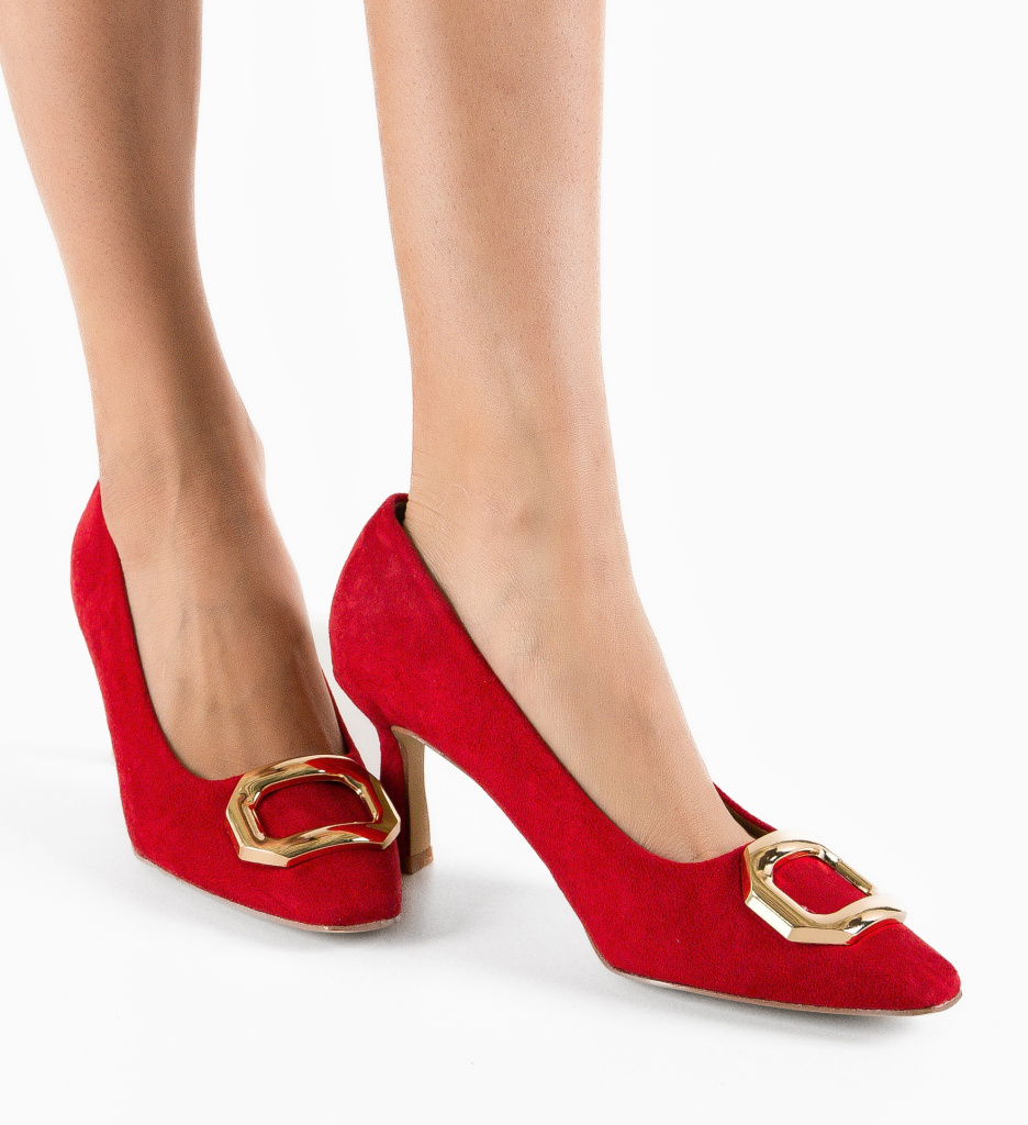 Pantofi Lesedi Rosii | Eleganță la Fiecare Pas - imagine 2
