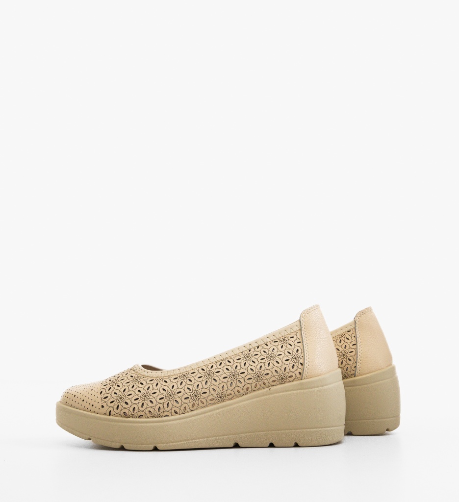Platforme Dama Bej Kamiz | Confort & Stil - imagine 4