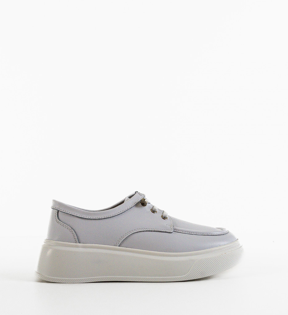 Pantofi Casual Dama Naenia Albi | Confort si Stil - imagine 7
