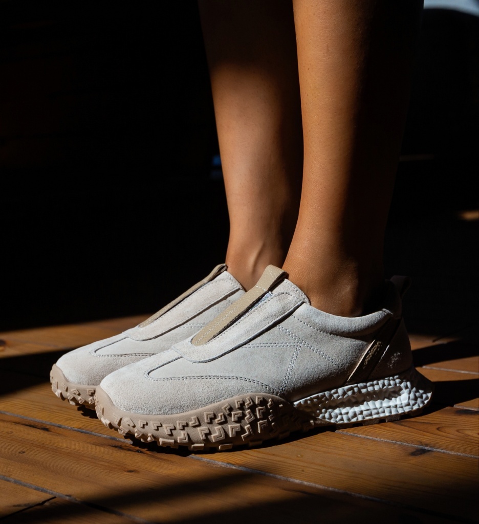 Sneakers dama Florena Bej - Confort și Stil Sportiv - imagine 3