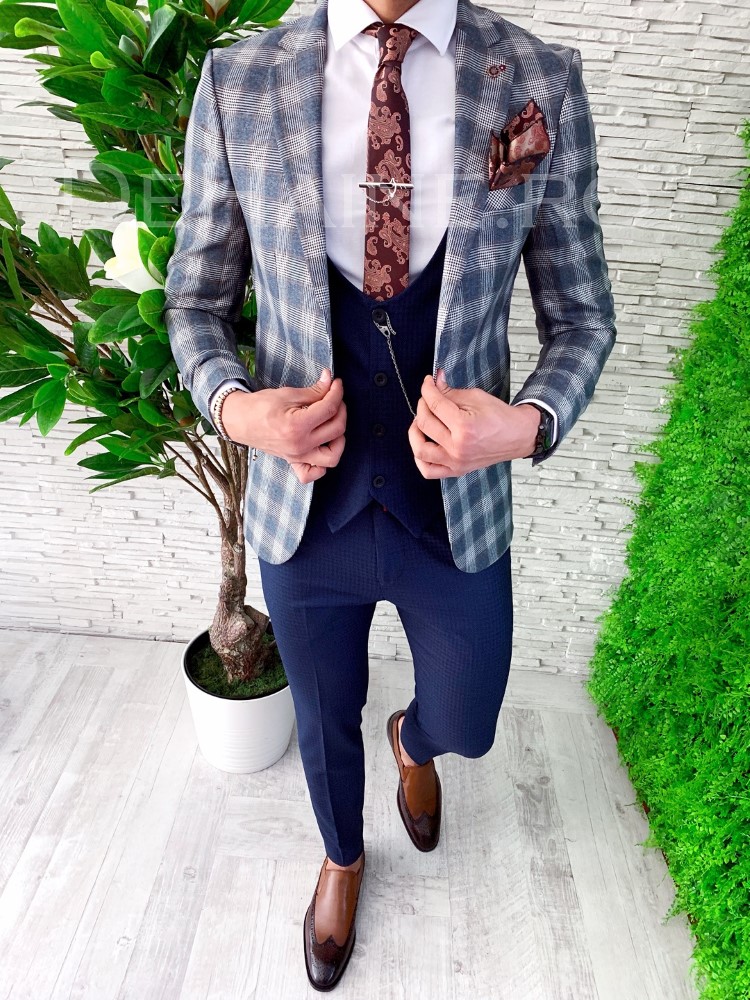 Sacou Carouri Slim Fit Barbati | Model ZR A4880