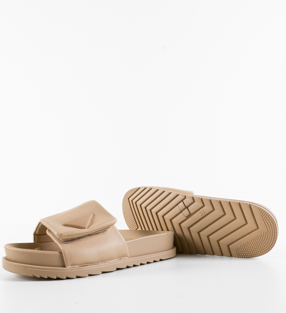 Papuci Dama Norbet Bej | Confort si Eleganta - imagine 7