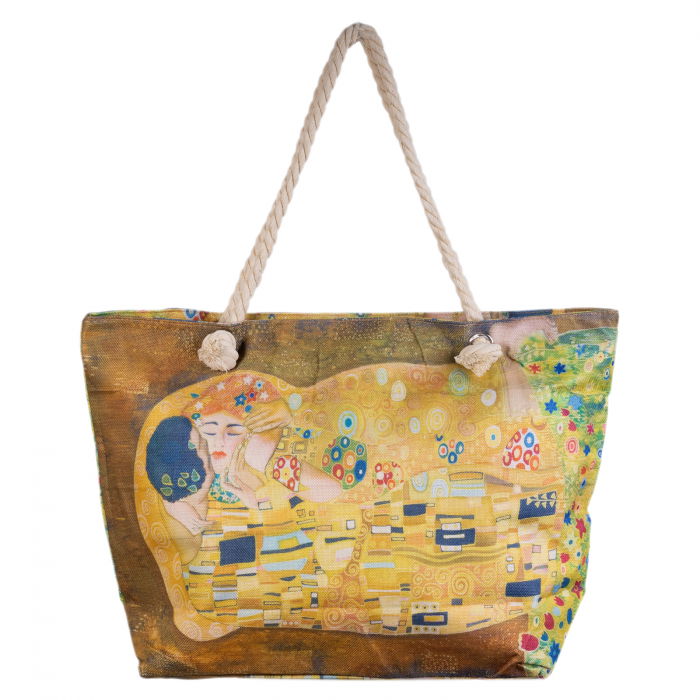 Geanta Plaja Klimt Shopika | Artă & Stil