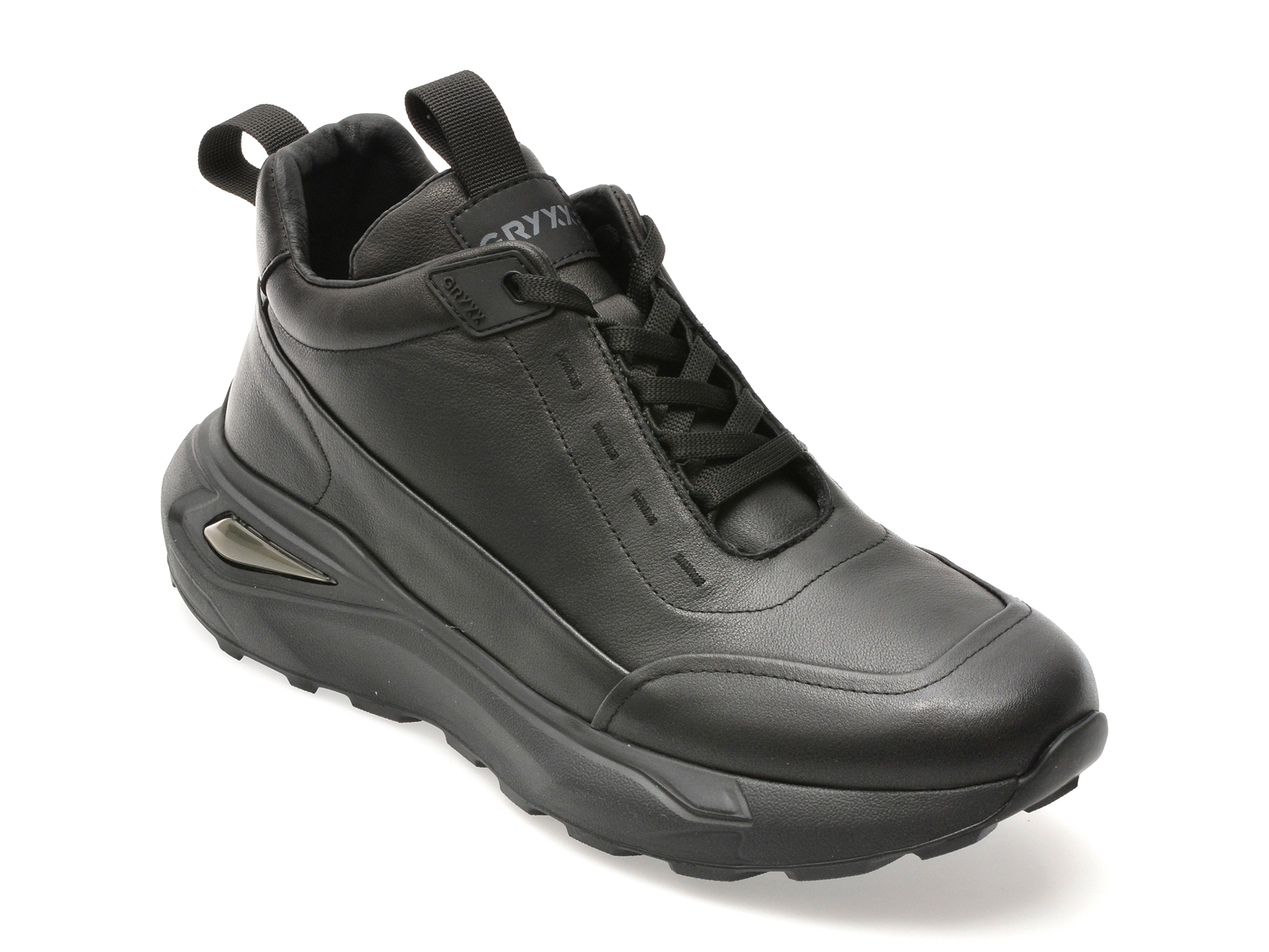 Ghete Barbati Gryxx Negre | Piele Naturală