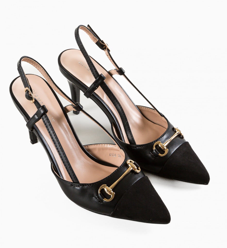 Pantofi Dama Negri cu Toc - Eleganți și Moderni - imagine 9