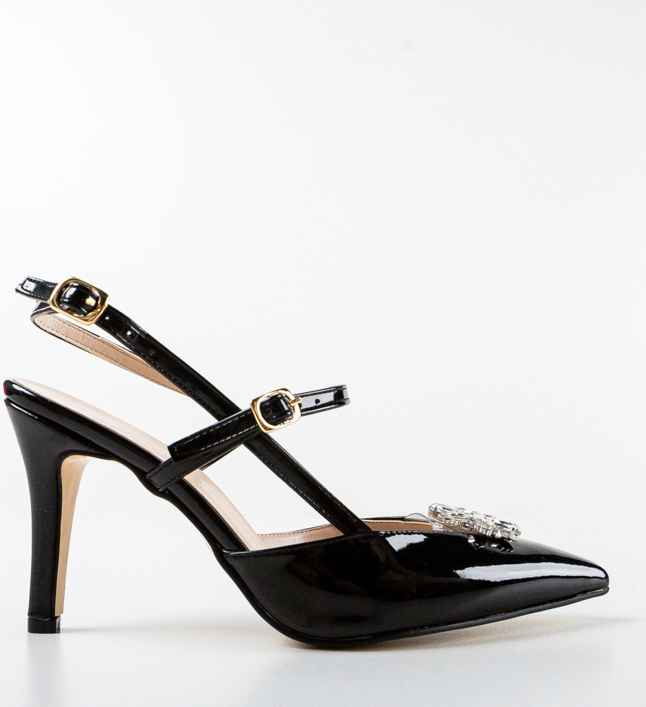 Pantofi Bilfox Negri - Eleganță și Stil - imagine 5