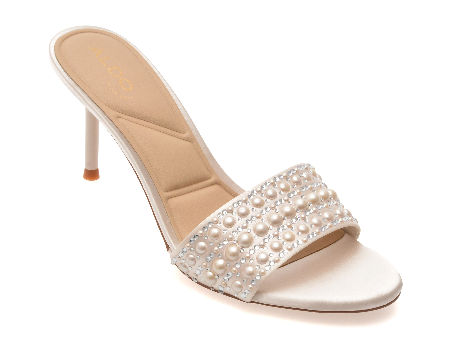 Papuci ALDO ETERNALLY 110 Albi Confortabili