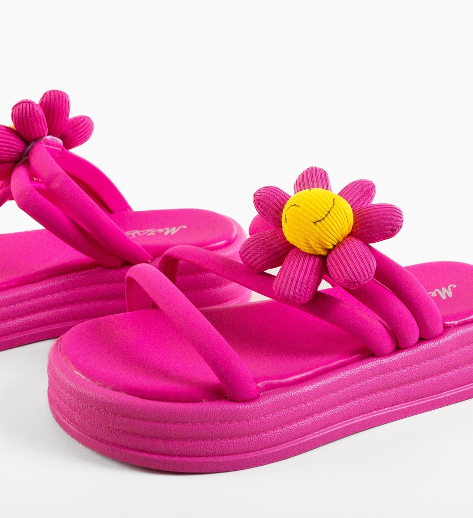 Papuci dama Turenag Fuchsia - Confort și Eleganță - imagine 8