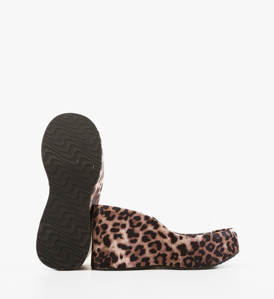 Platforme Dama Yuzic Animal Print - Eleganță - imagine 4