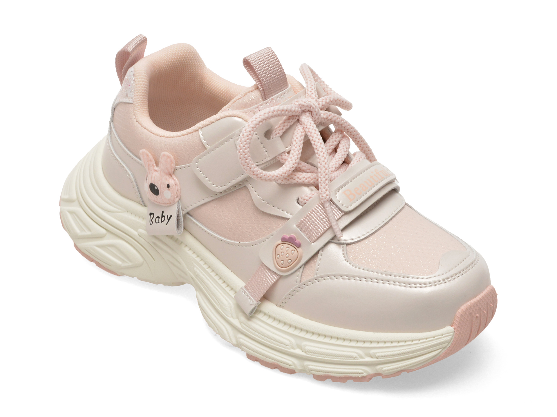 Pantofi Sport Selection Kids Roz Piele Ecologică