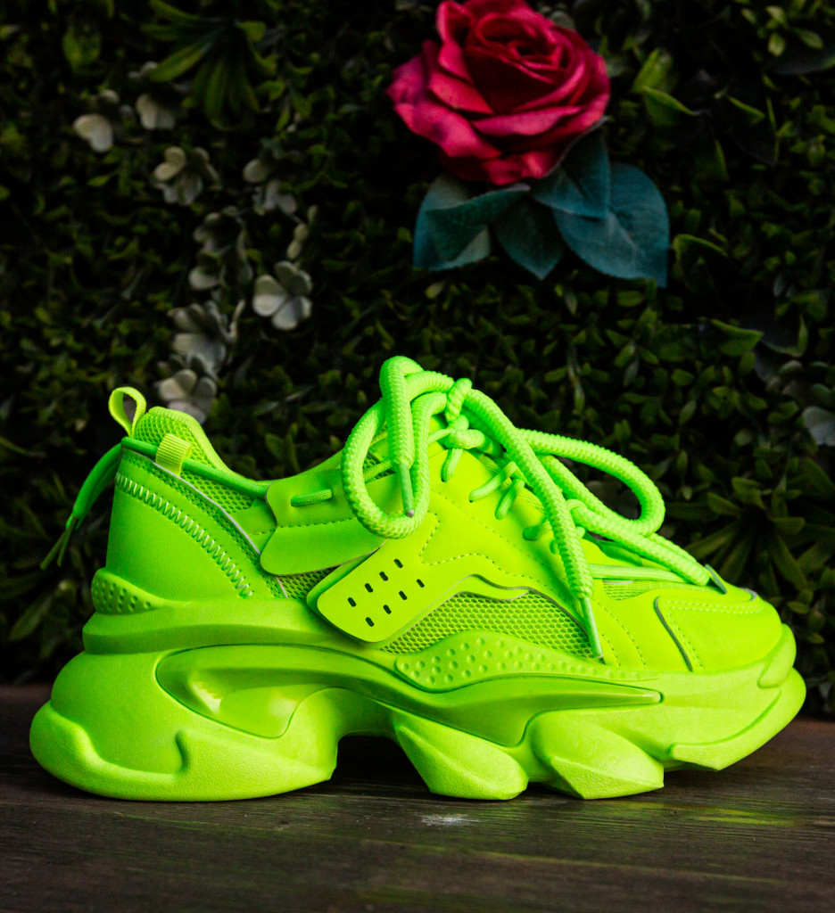 Sneakers Dama Nertar Verzi | Confort și Stil - imagine 5