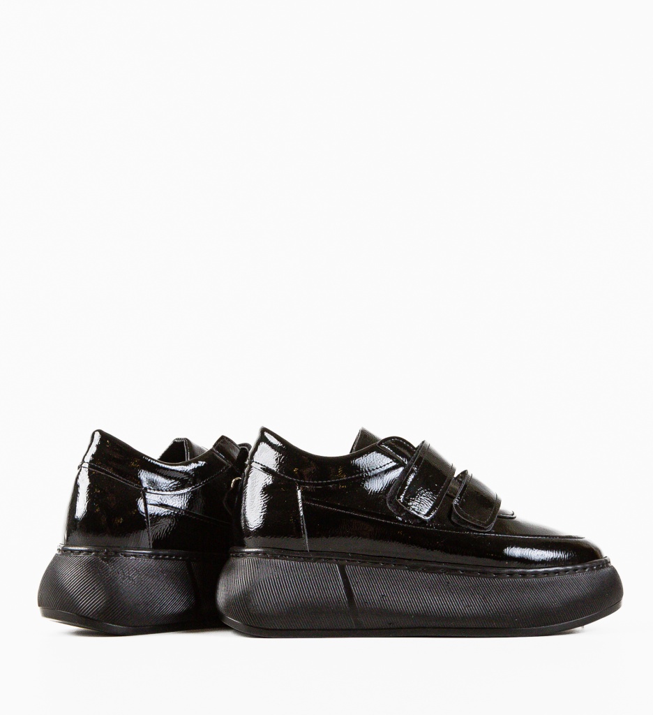 Pantofi Casual Mernera Negri - Confort Zilnic - imagine 5
