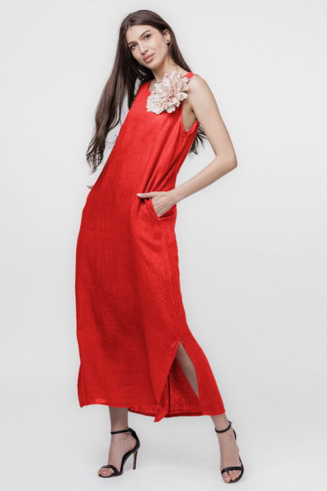 Rochie In Rosie Shopika | Stil Eleganta