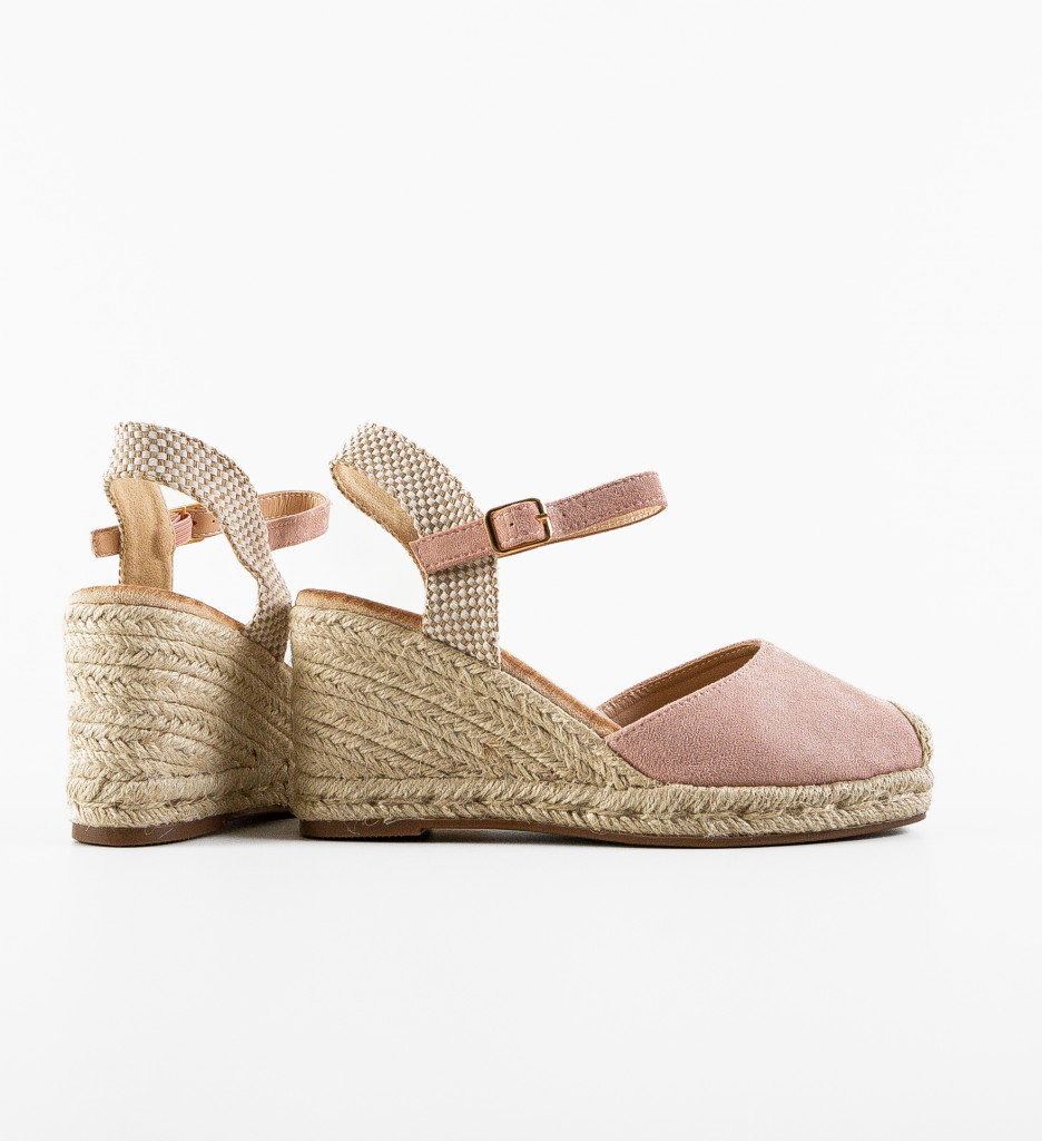 Platforme Dama Moana Roz Elegante - imagine 5