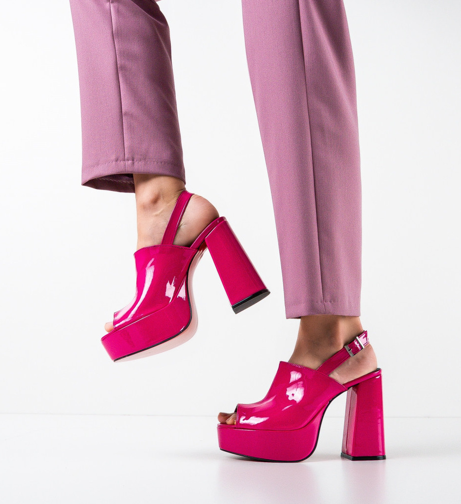 Sandale Niciera Fuchsia - Eleganță și Stil - imagine 3