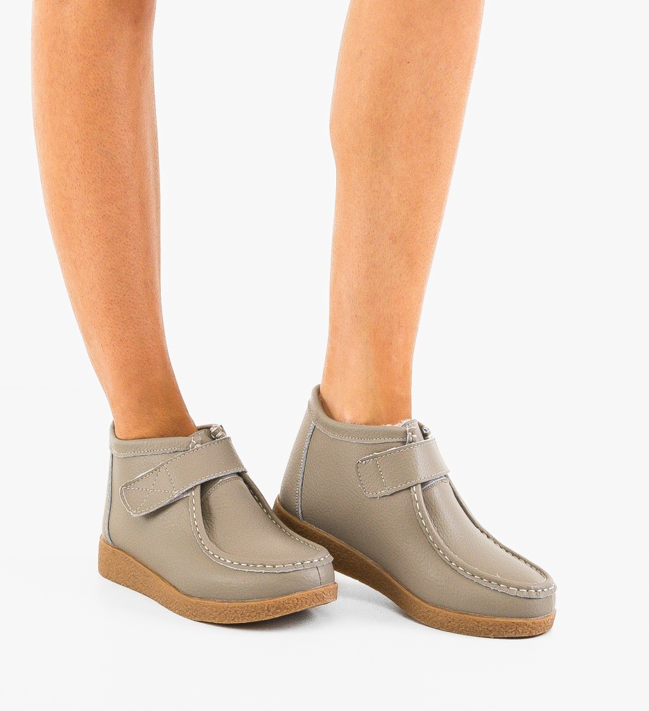 Pantofi Casual Debir Gri - Confort și Stil Zilnic - imagine 2