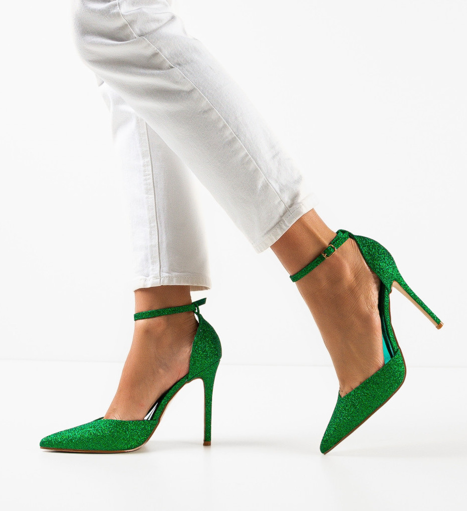 Sofly Pantofi cu Toc Verzi | Eleganță Asigurată