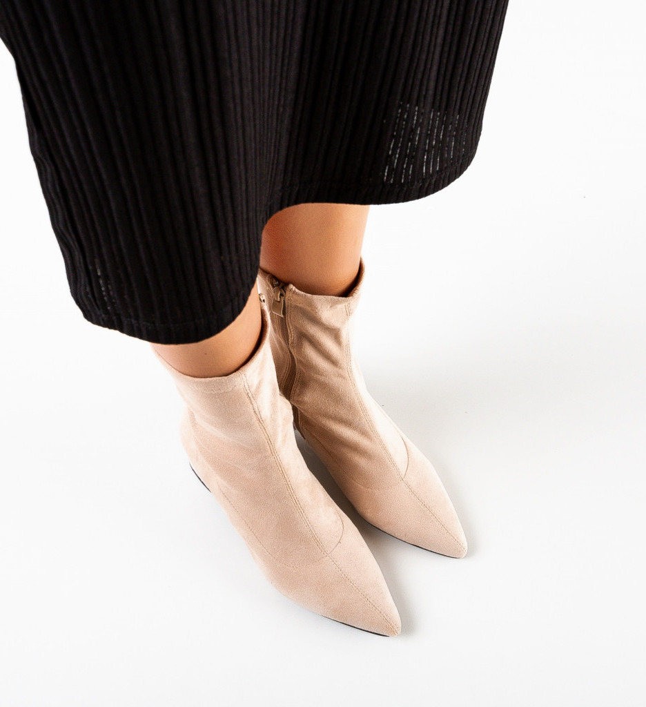 Botine Dama Stasy Bej - Eleganță și Confort - imagine 3