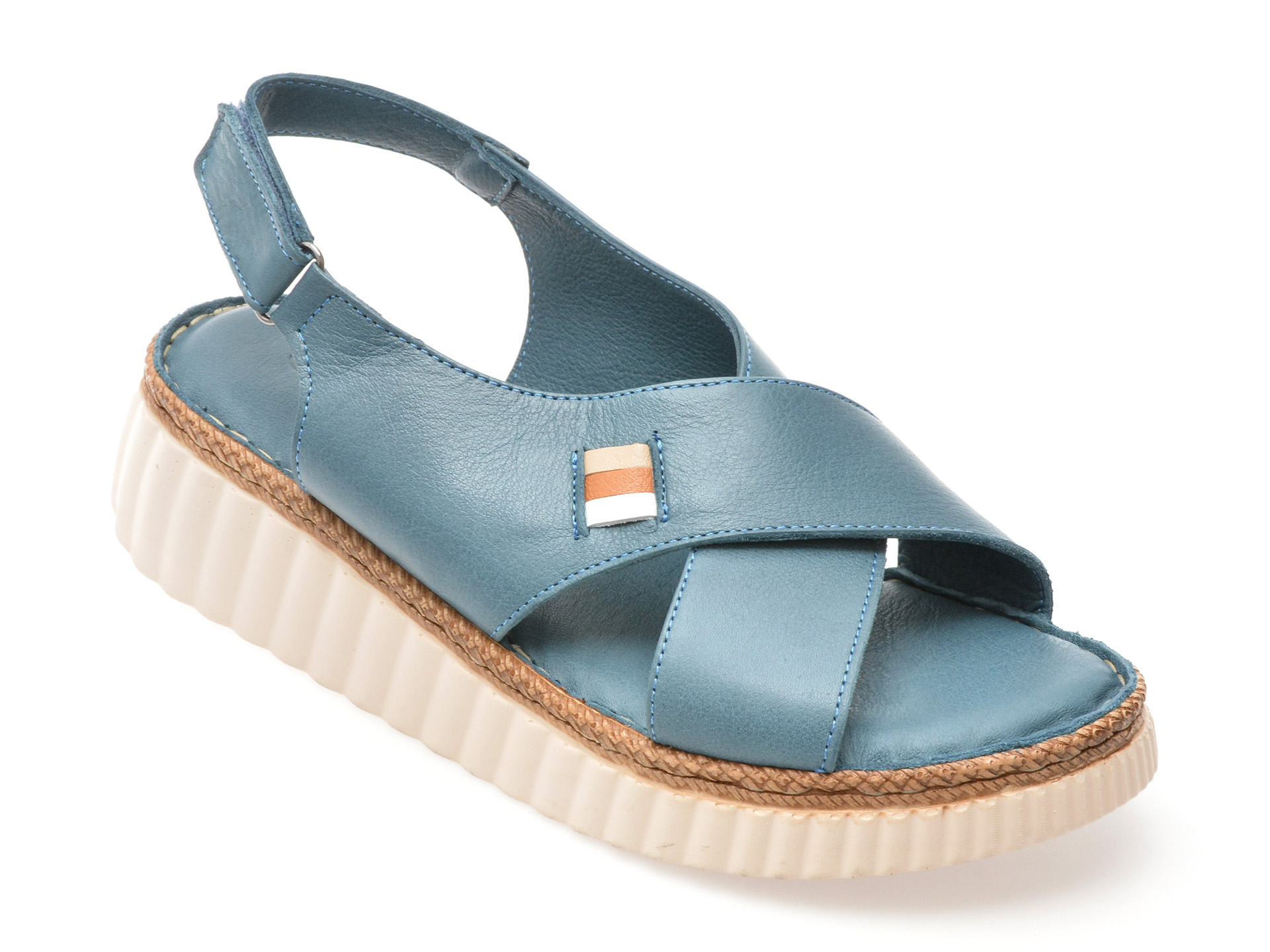 Sandale Gryxx Piele Naturală Albastre - Confort & Stil