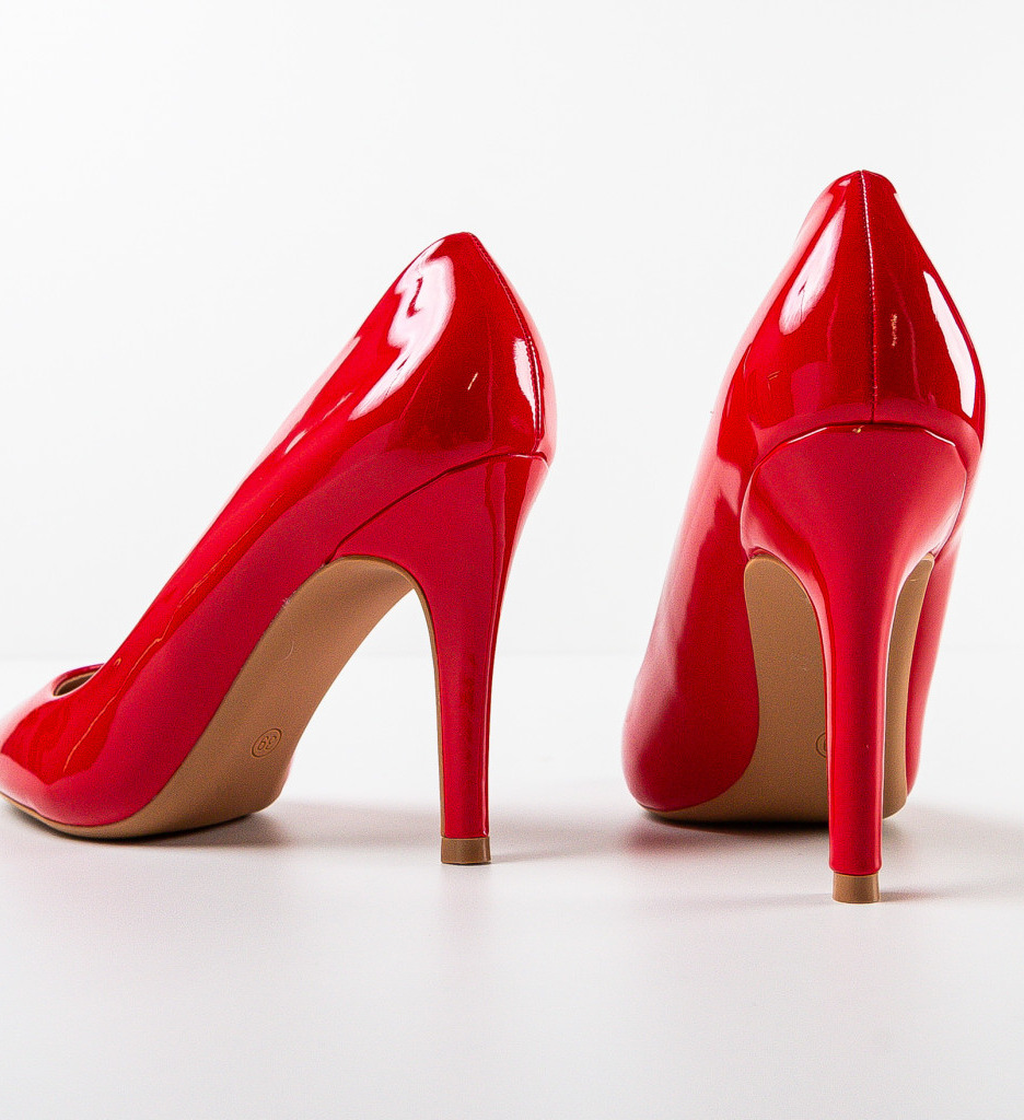 Pantofi Rosii cu Toc Amanda | Stil si Eleganta - imagine 7