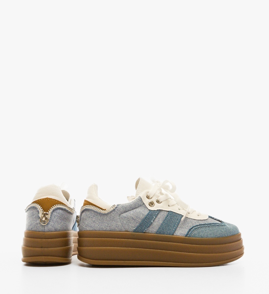 Sneakers Dama Zyla Albastri | Confort Sport - imagine 5
