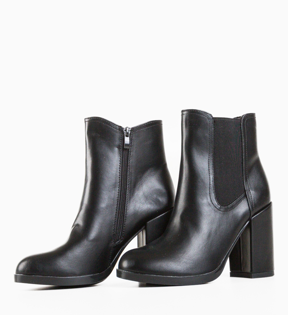 Botine Dama Frost Negre - Eleganță și Confort - imagine 8
