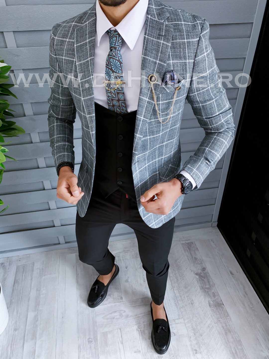 Tinuta Completa Barbati Smart Casual Slim Fit | B1542