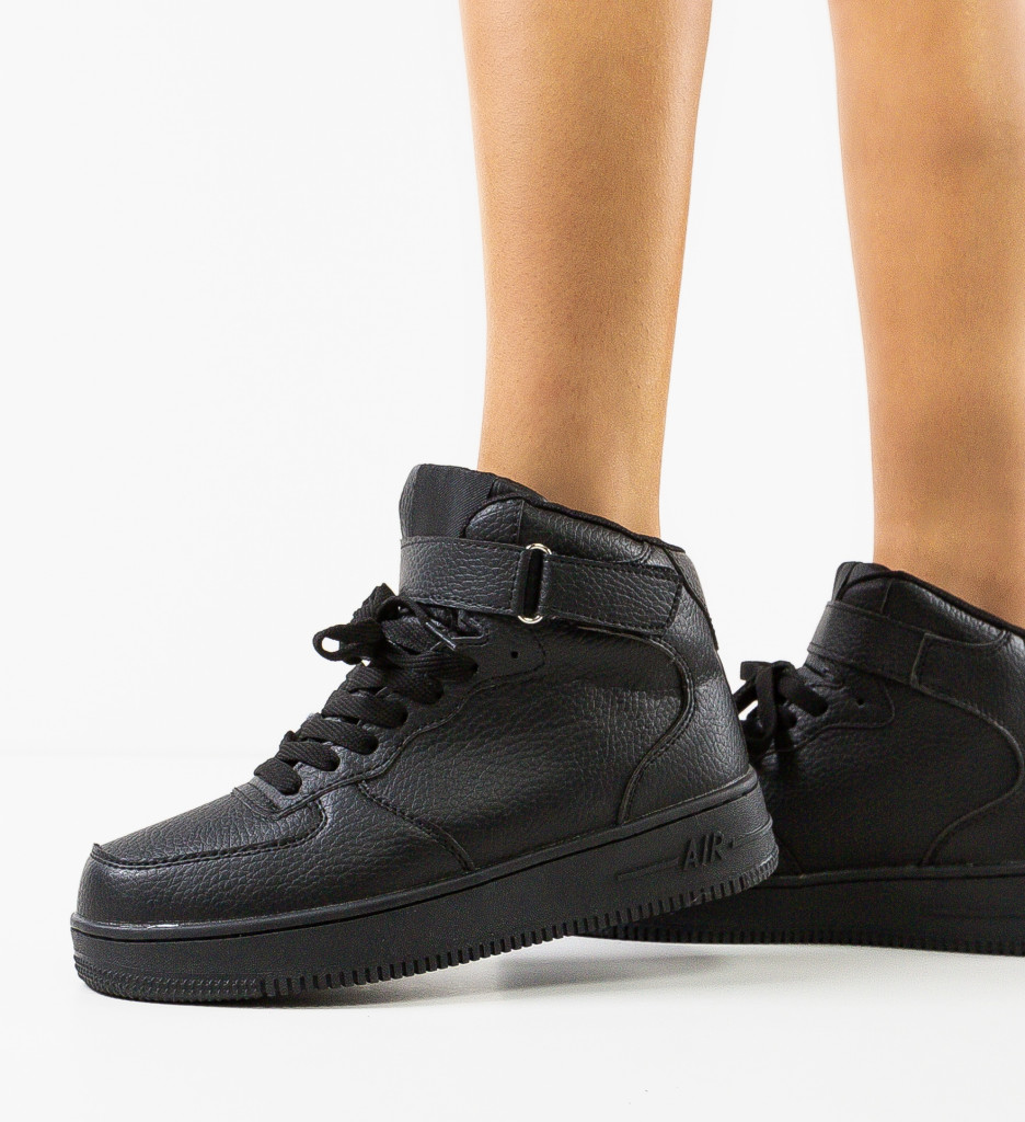 Sneakers Dama Aptispe Negri | Confort și Stil - imagine 7