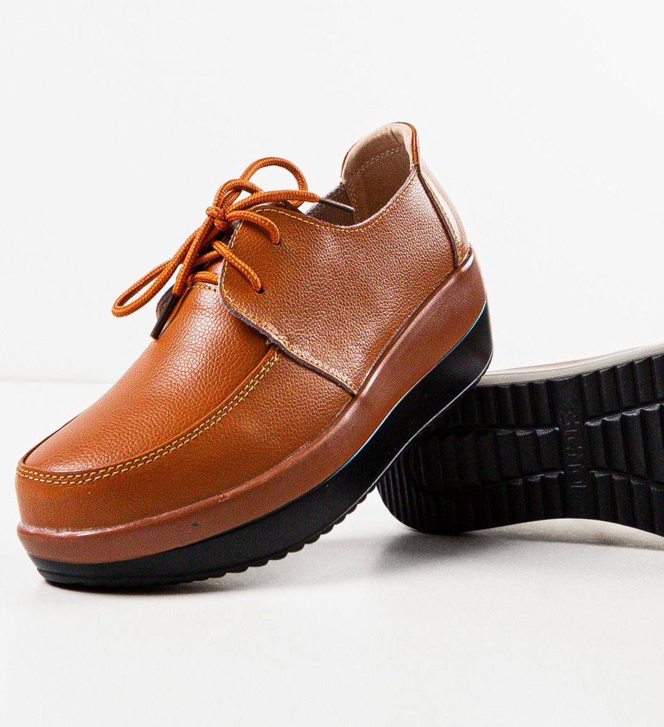 Pantofi Casual Camel | Confort & Stil Zilnic - imagine 7