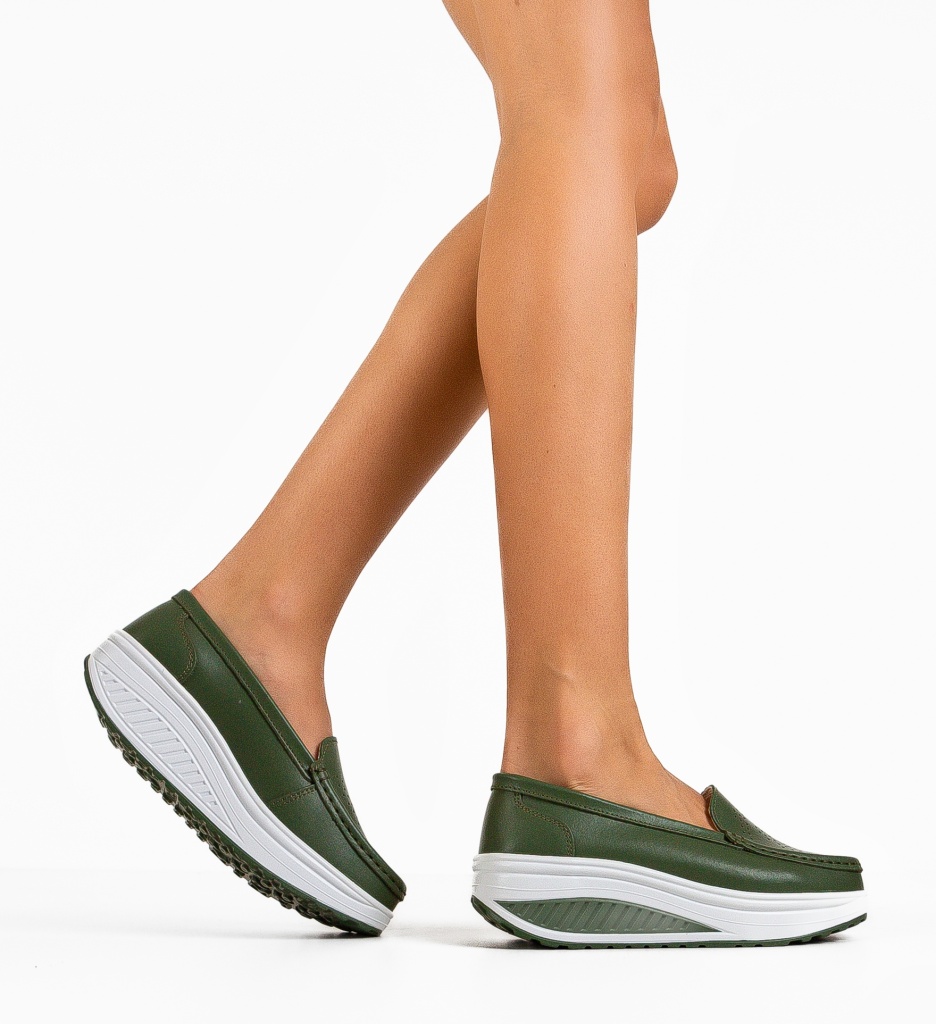 Pantofi Casual Musta Verzi - Stil și Confort - imagine 4