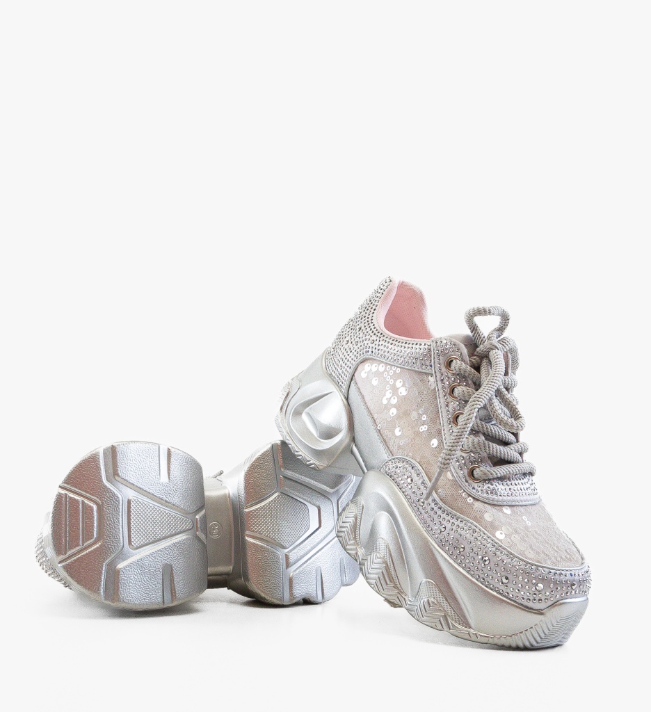 Sneakers Dama Selery Gri - Confort Sport - imagine 5