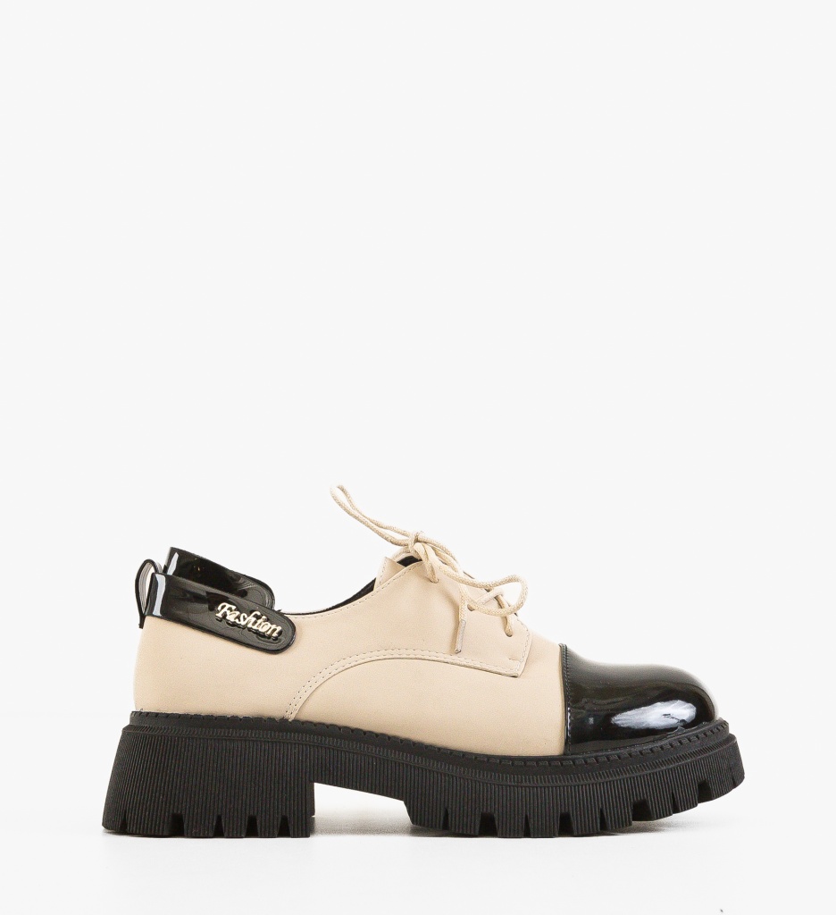 Pantofi Casual Dama Luiza Bej | Confort & Stil - imagine 12