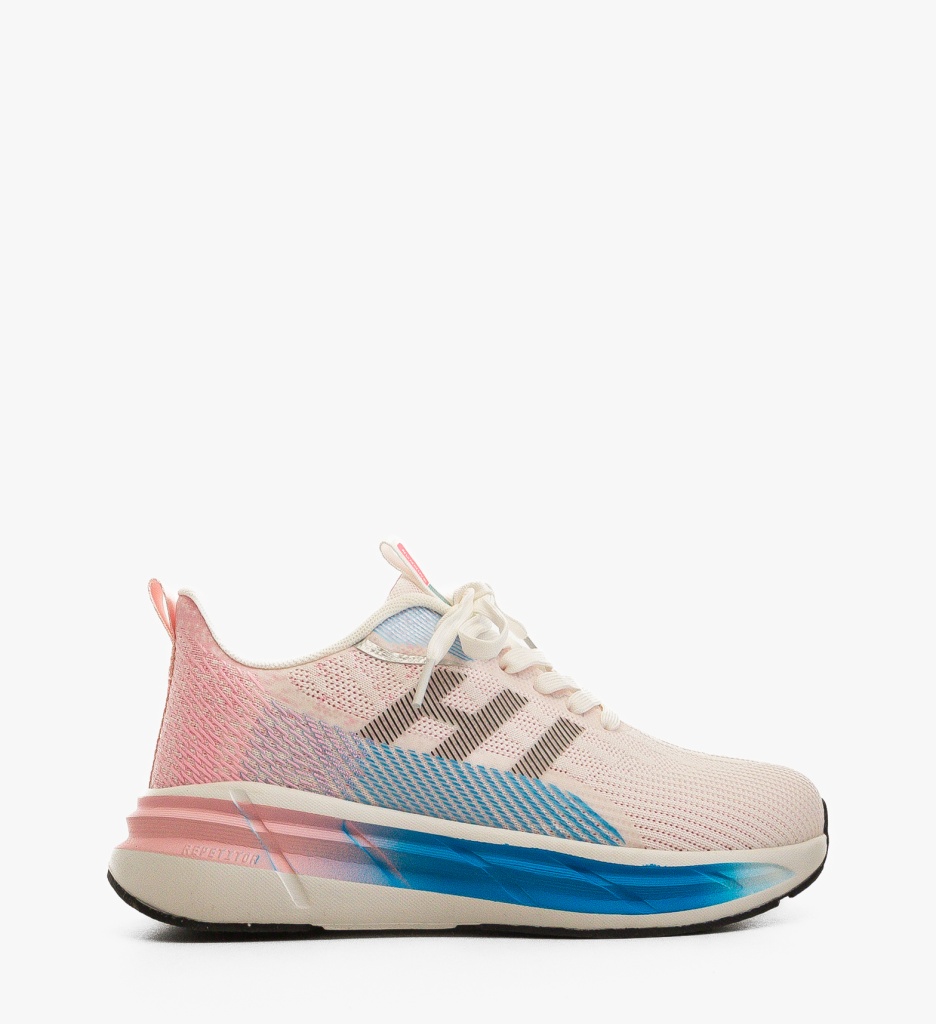 Kristil Sneakers Dama Albi - Confort Zilnic - imagine 5