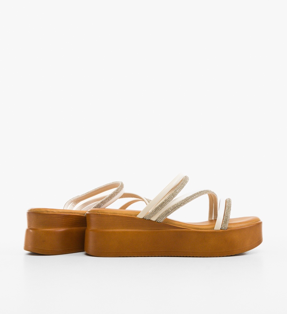 Papuci Dama Batraz Albi | Confort si Eleganta - imagine 2